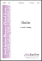 Rain SSA choral sheet music cover